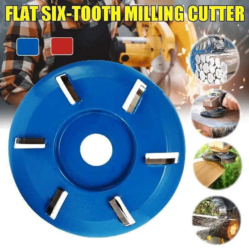 New 6 Teeth Wood Carving Disc Tool Milling Cutter For Opening Aperture