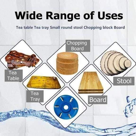 New 6 Teeth Wood Carving Disc Tool Milling Cutter For Opening Aperture - Image 3