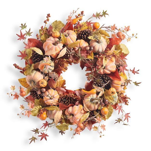 Harvest Pumpkin Wreath - Image 3