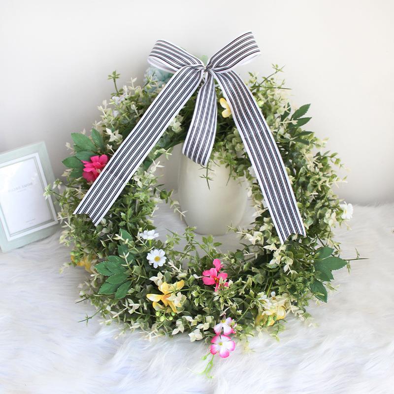 Eucalyptus Wildflower Spring Wreath Home Decor