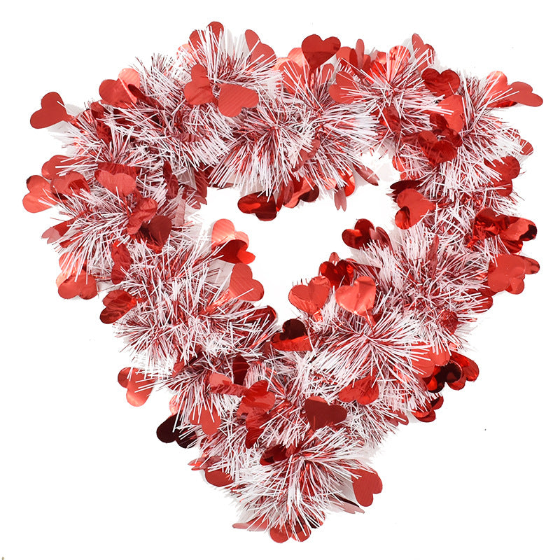 Red Madder Valentine's Day Heart Wreath