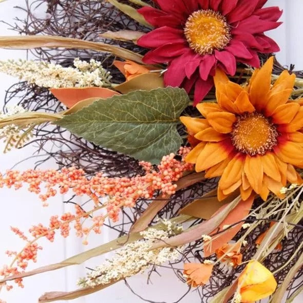 Sunflower Wreath Front Door Wreath For Home Decor - Image 2