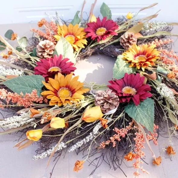 Sunflower Wreath Front Door Wreath For Home Decor - Image 3