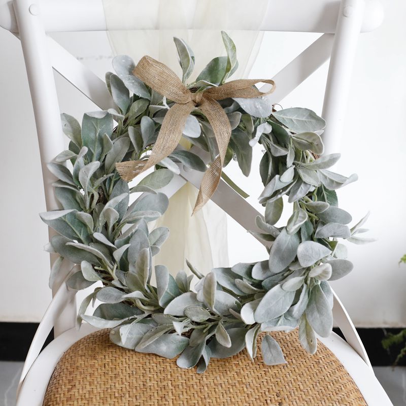 Eucalyptus wreath outdoor spring wreath - Image 3