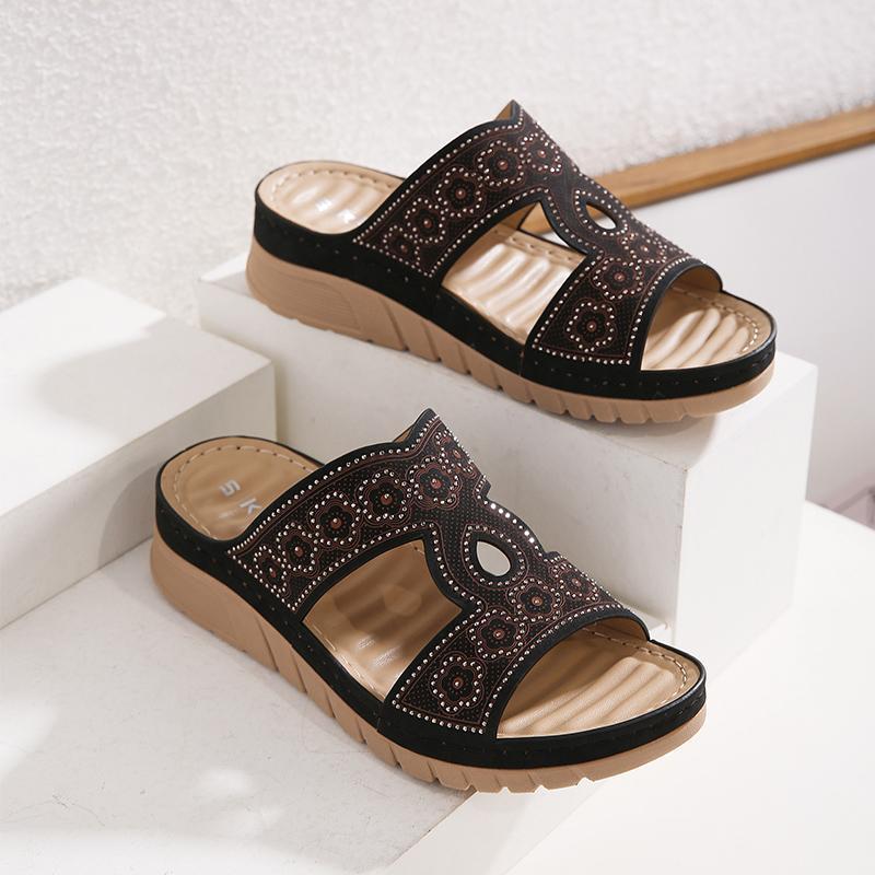 Women's Bohemian Rhinestone Slippers - Image 6