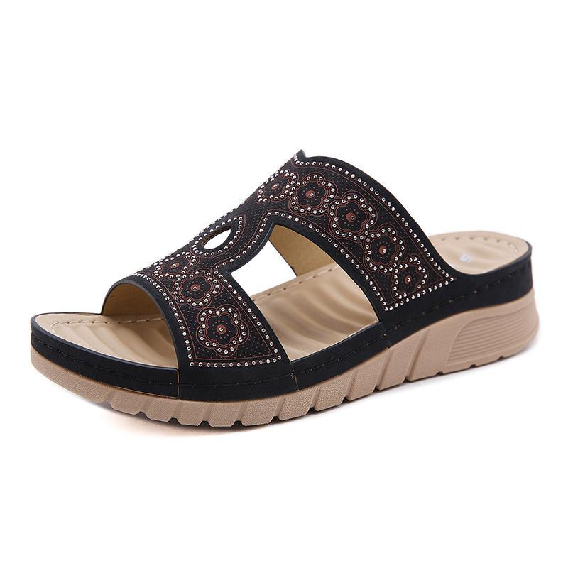 Women's Bohemian Rhinestone Slippers - Image 5