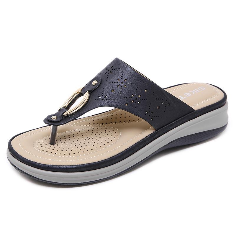 Women's Wedge Clip Toe Sandals - Image 12