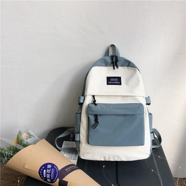 Twin Color School Backpack - Image 2