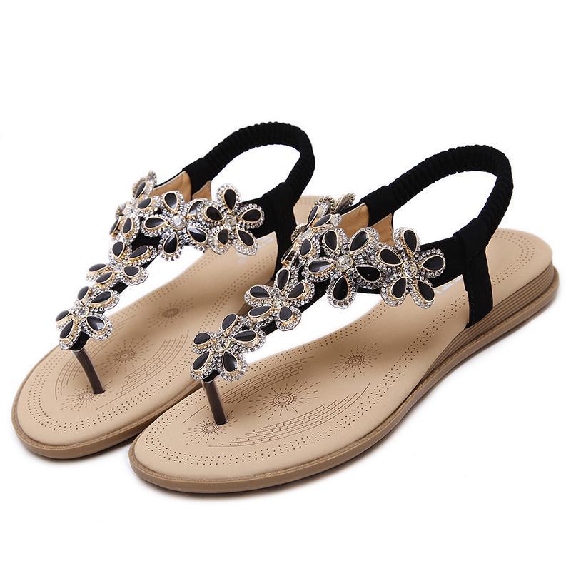 Women's Bohemian Flat Sandals - Image 2