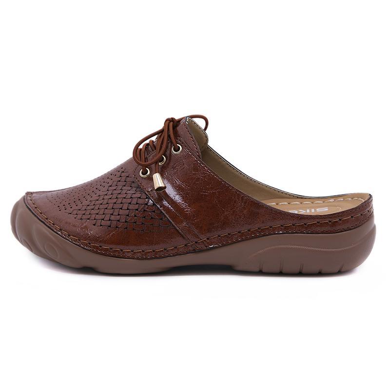 Women Retro Strappy Backless Sandals - Image 3