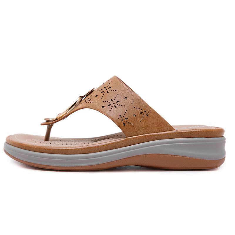 Women's Wedge Clip Toe Sandals - Image 5