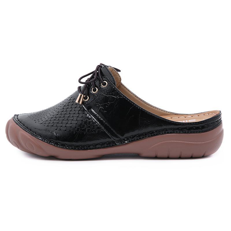 Women Retro Strappy Backless Sandals - Image 11