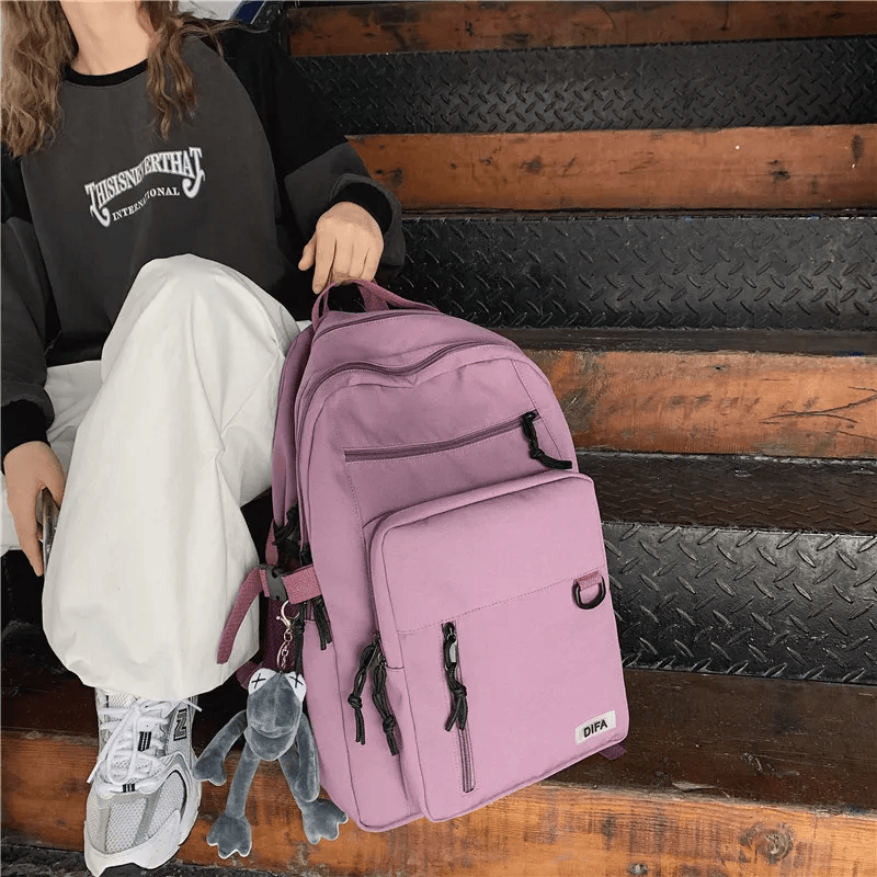 Double-Deck Waterproof School Backpack - Image 8