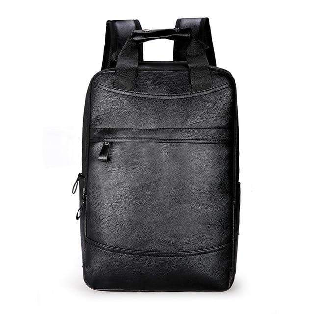 Faux-Leather Travel Backpack - Image 22