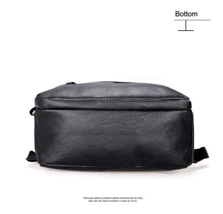 Faux-Leather Travel Backpack - Image 7
