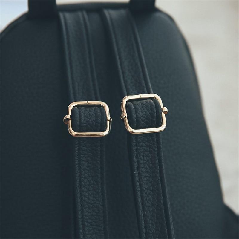 Fuzzy Ball' Pendant Mini Faux-Leather Backpack - Image 11