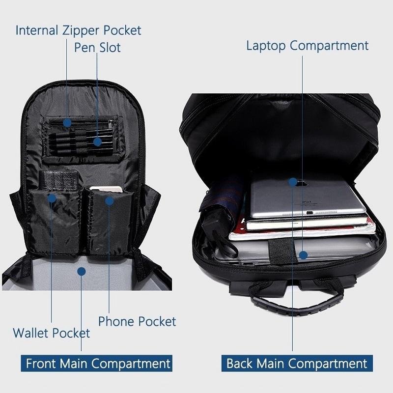 Hard Shell Anti-Theft Backpack - Image 5