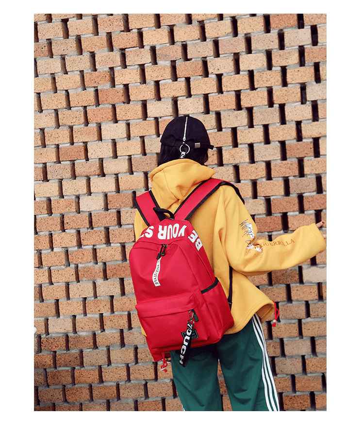 Korean 'Be Your Style' Backpack - Image 10