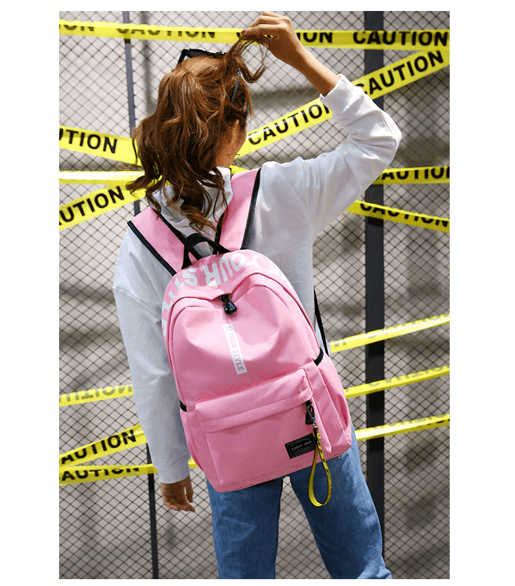 Korean 'Be Your Style' Backpack - Image 12