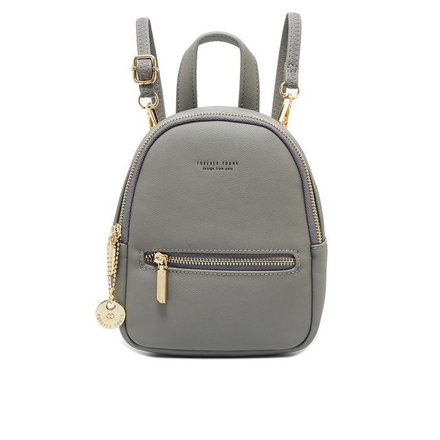 Mini Soft Touch Faux Leather Backpack - Image 13