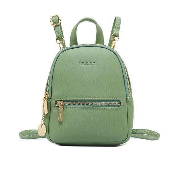 Mini Soft Touch Faux Leather Backpack - Image 19