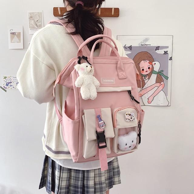 Preppy Candy Colors Backpack