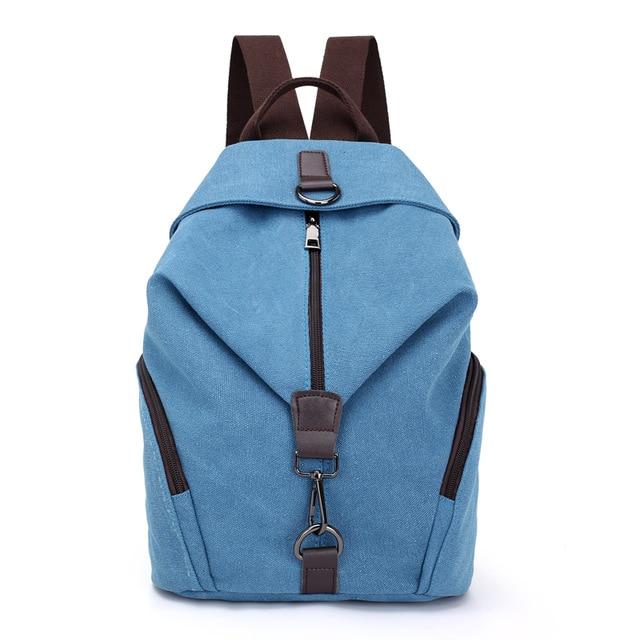 Preppy Style Canvas Backpack - Image 19