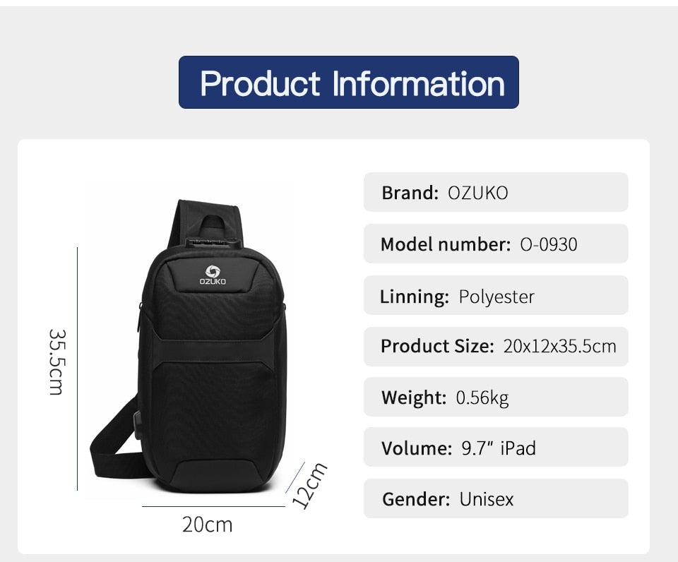 Anti-theft Waterproof Crossbody Backpack II - Image 18