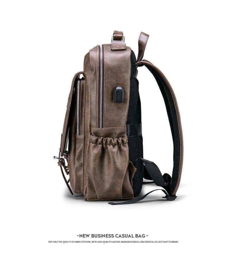 Retro Business Casual Backpack - Image 5