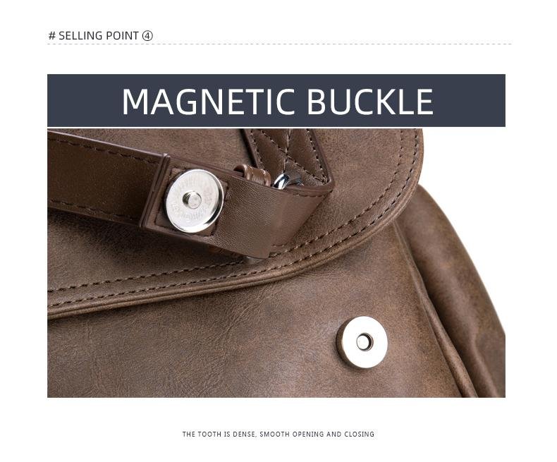 Retro Business Casual Backpack - Image 9