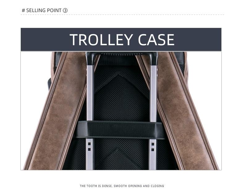 Retro Business Casual Backpack - Image 13