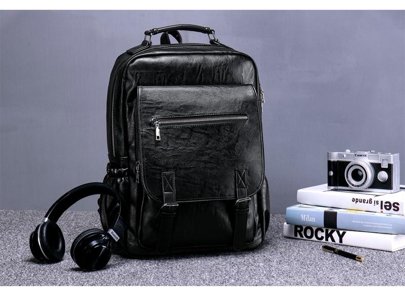 Retro Business Casual Backpack - Image 15