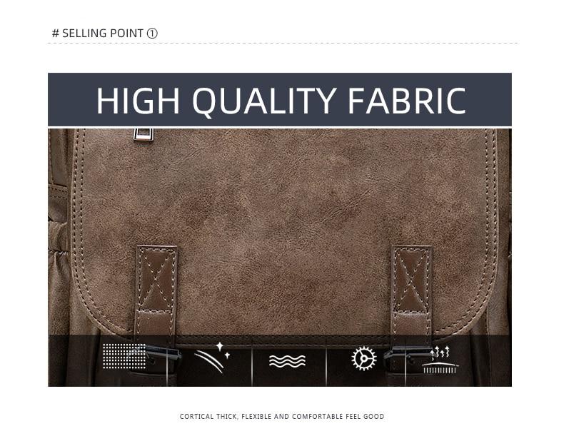 Retro Business Casual Backpack - Image 7