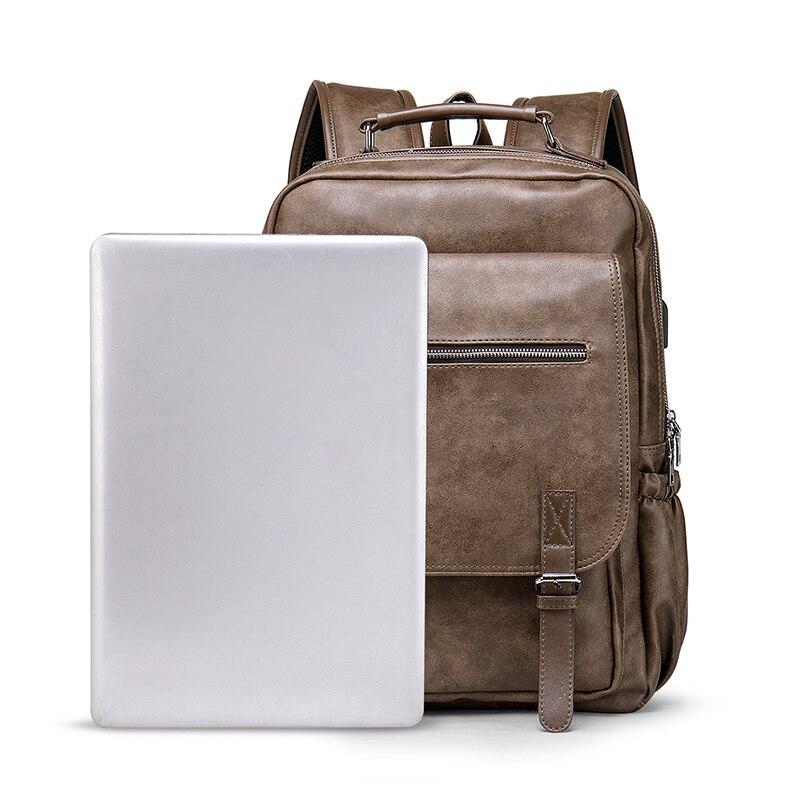 Retro Business Casual Backpack - Image 6
