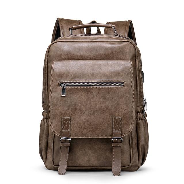 Retro Business Casual Backpack - Image 17