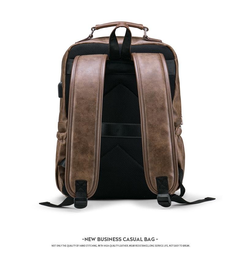Retro Business Casual Backpack - Image 4
