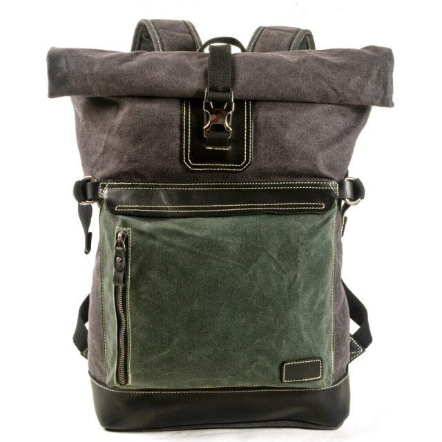 Rugged Roll-top Backpack - Image 5