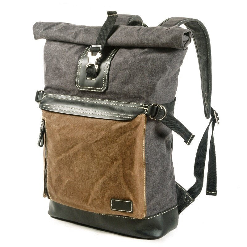 Rugged Roll-top Backpack - Image 2