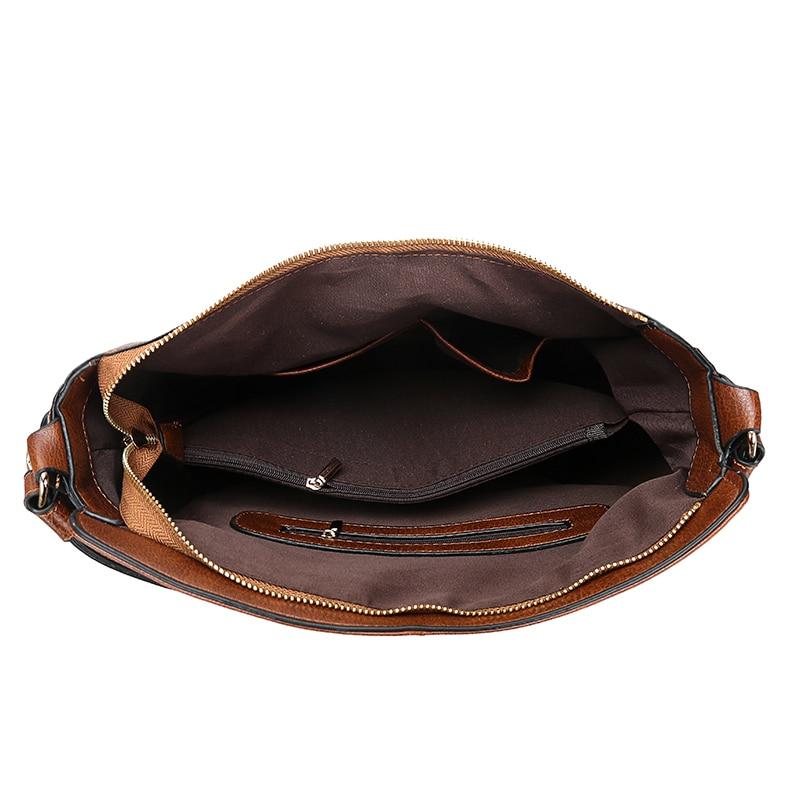 Vintage Faux Leather Hobo Bag - Image 10