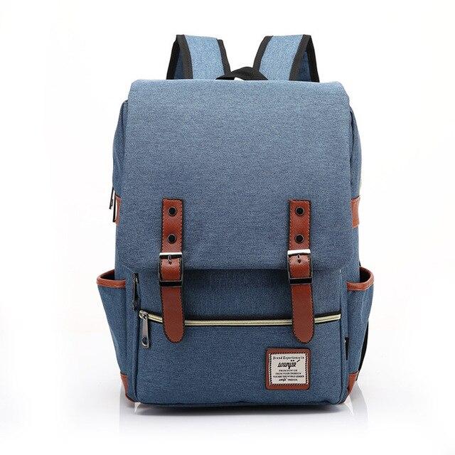 Vintage Oxford Travel Laptop Backpack - Image 21
