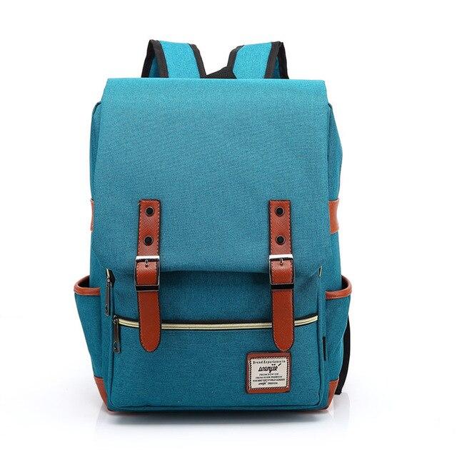 Vintage Oxford Travel Laptop Backpack - Image 31