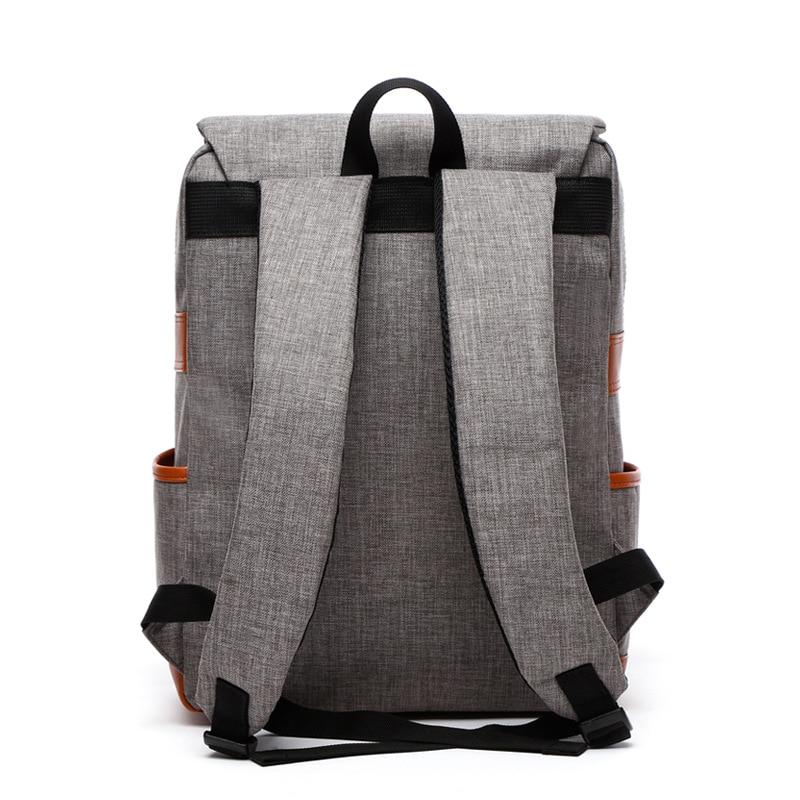 Vintage Oxford Travel Laptop Backpack - Image 9