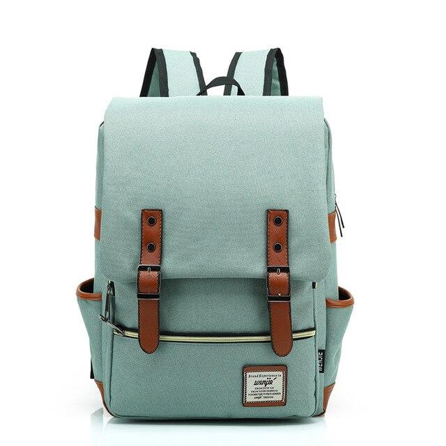 Vintage Oxford Travel Laptop Backpack - Image 2