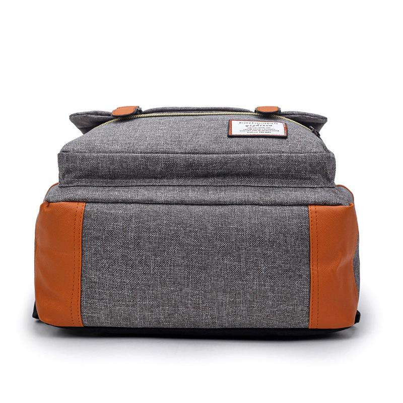 Vintage Oxford Travel Laptop Backpack - Image 11