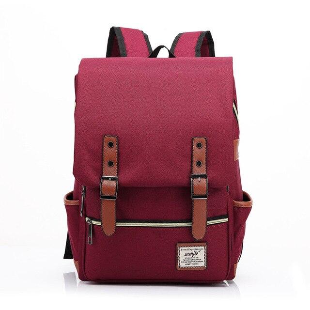 Vintage Oxford Travel Laptop Backpack - Image 26