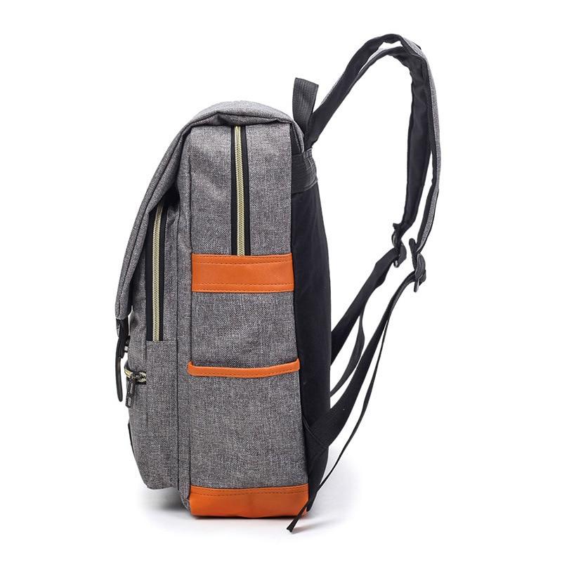 Vintage Oxford Travel Laptop Backpack - Image 10