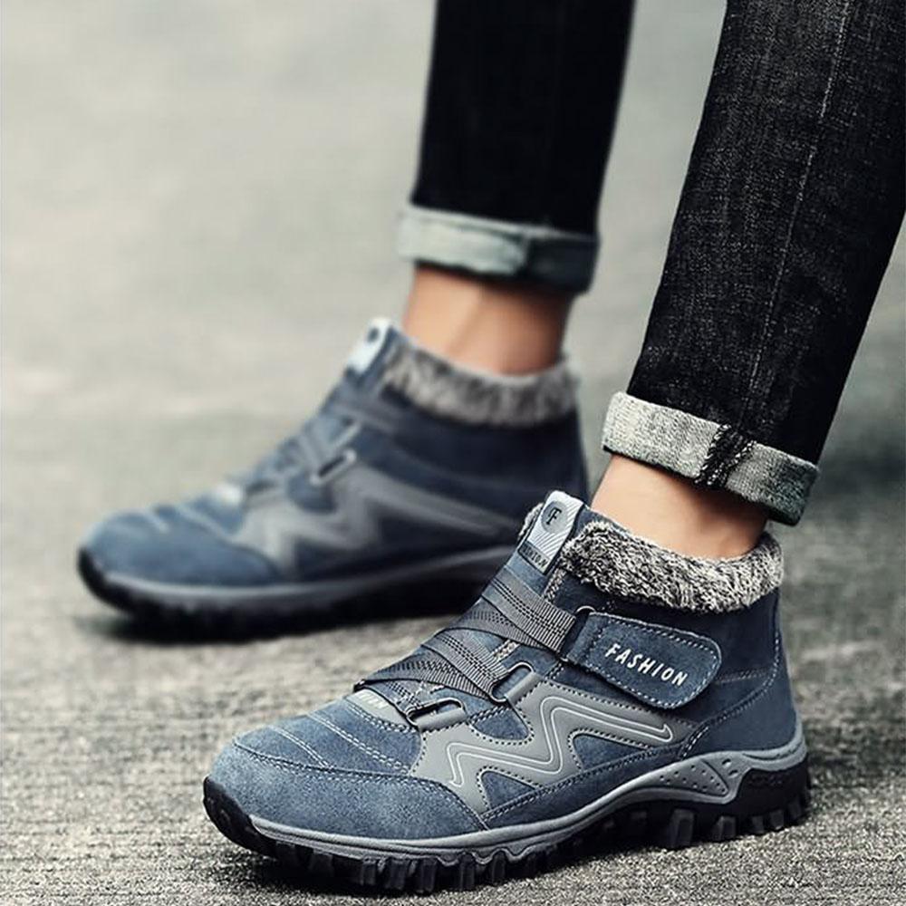 Couple Winter Warm Fur Lining Snow Shoes - Image 7