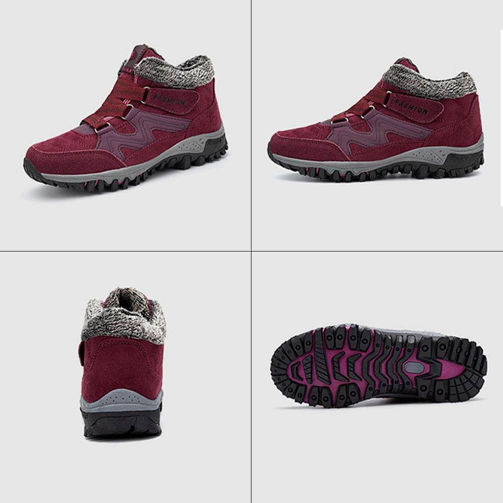 Couple Winter Warm Fur Lining Snow Shoes - Image 15