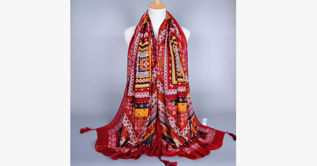 Bohemian Tapestry Pashmina Shawl