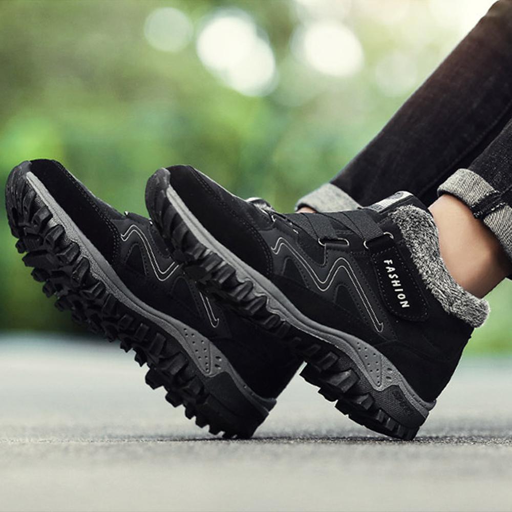 Couple Winter Warm Fur Lining Snow Shoes - Image 11